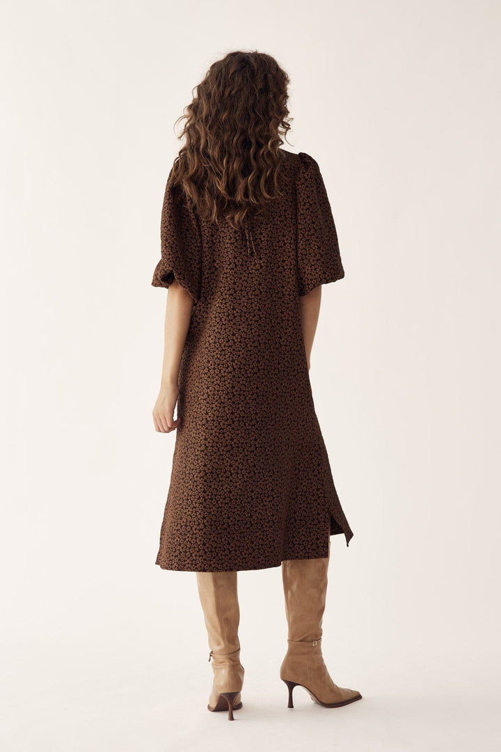 Noella - Reno Pastis Long Dress 12440016 - 674 Chocolate Kjoler 