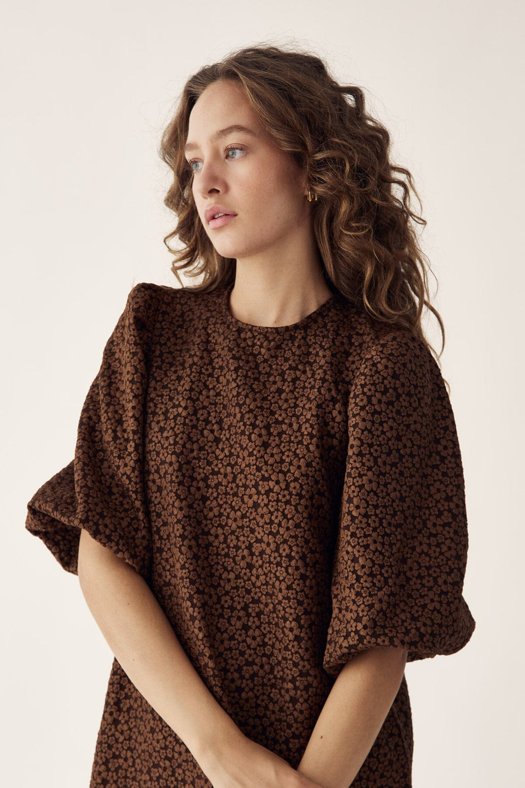 Noella - Reno Pastis Long Dress 12440016 - 674 Chocolate Kjoler 