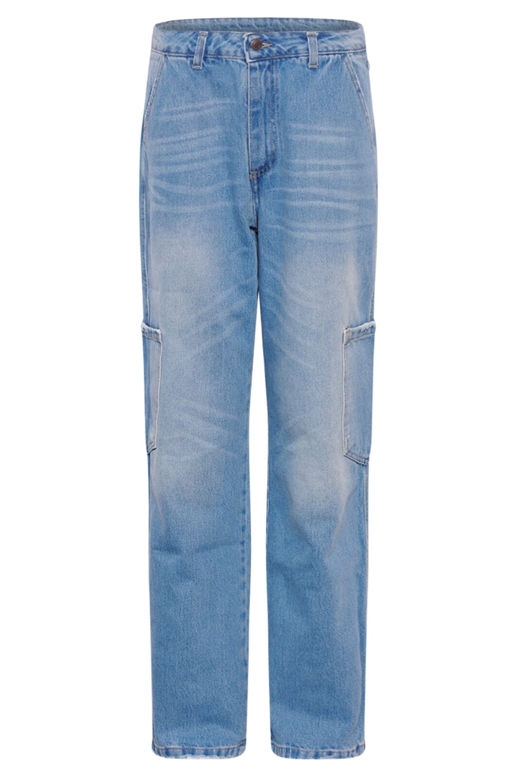 Noella - Rory Cargo Jeans - Light Blue Washed Jeans 