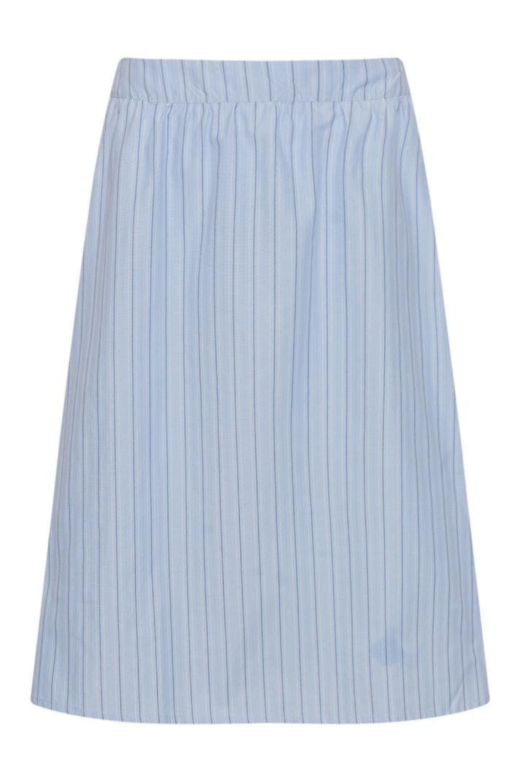 Noella - Sally Skirt - Light Blue Stripe Nederdele 