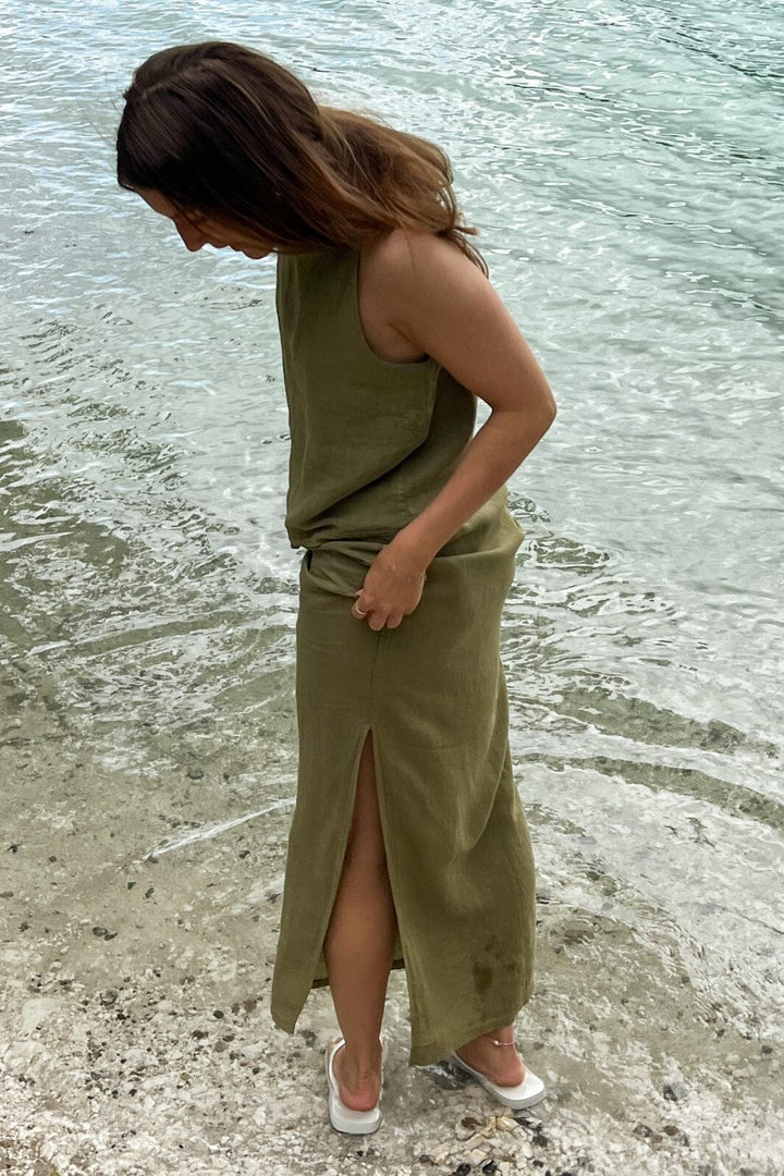 Noella - Samira Skirt - Khaki Nederdele 