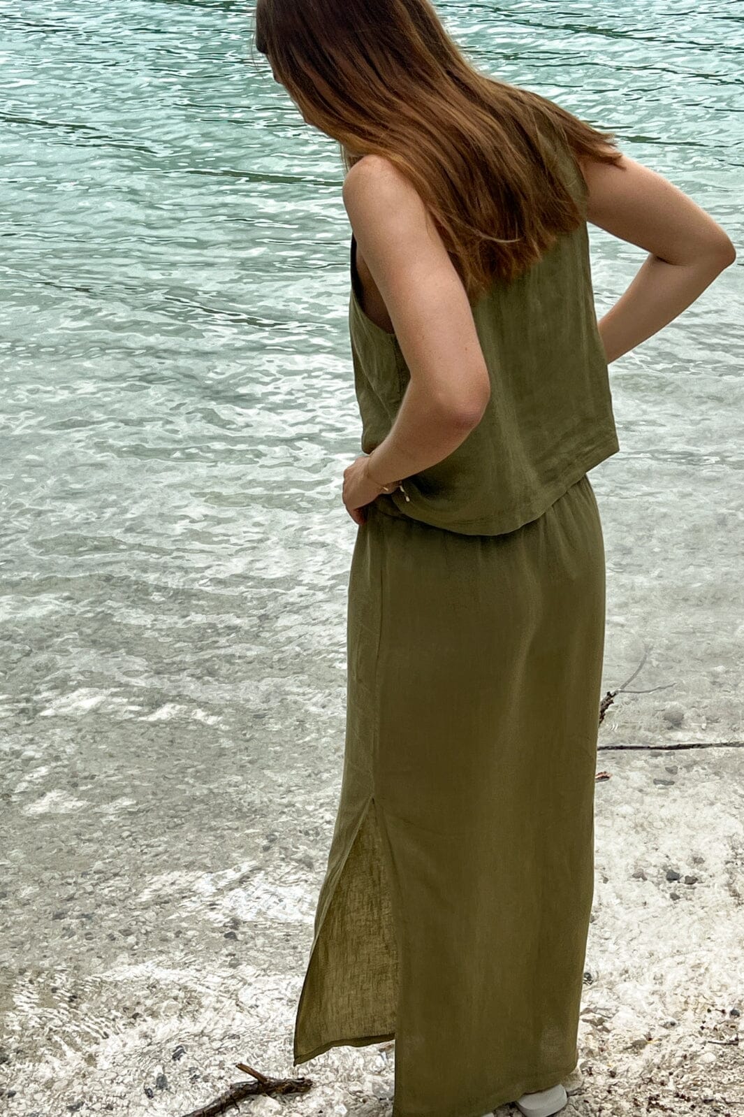 Noella - Samira Skirt - Khaki Nederdele 