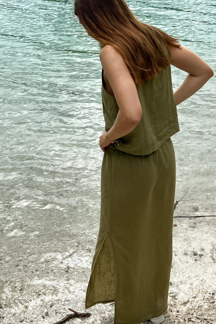Noella - Samira Skirt - Khaki Nederdele 