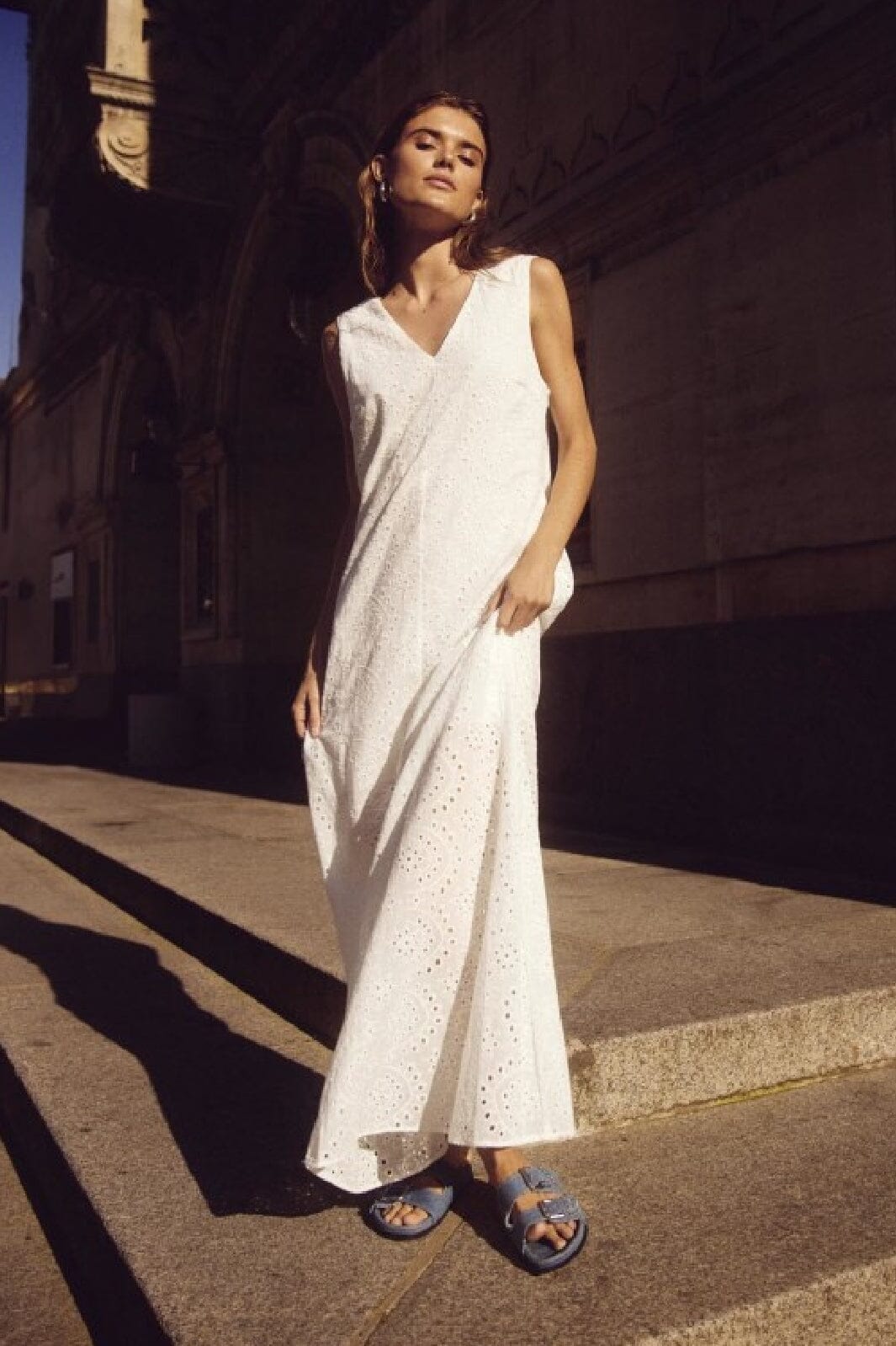 Noella - Shani Dress - 028 White Kjoler 