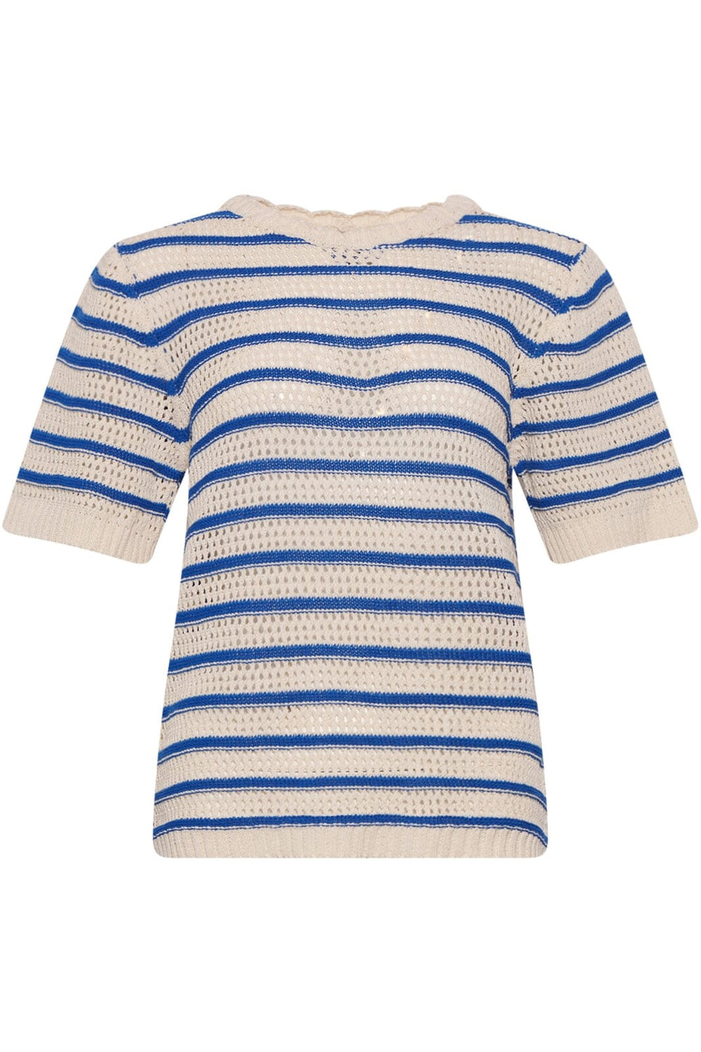 Noella - Shay Knit Shorts- Blue Stripe T-shirts 