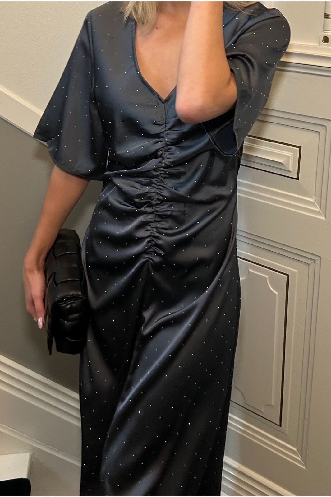 Noella - Soli Long Dress - 1097 Antique Silver