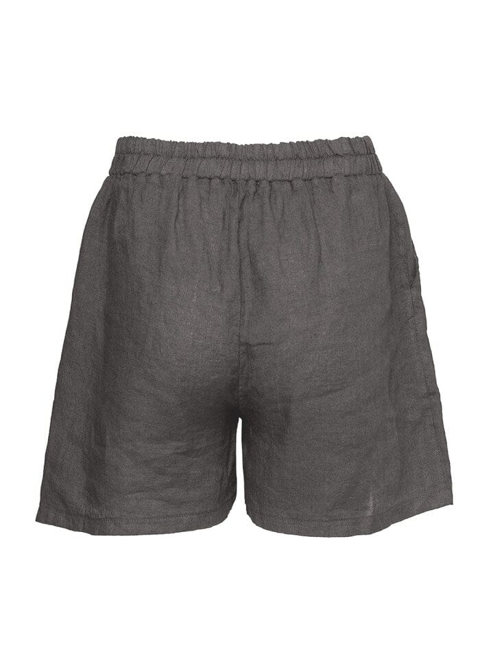 Noella - Zille Shorts Linen - 474 Antracit Grey Shorts 