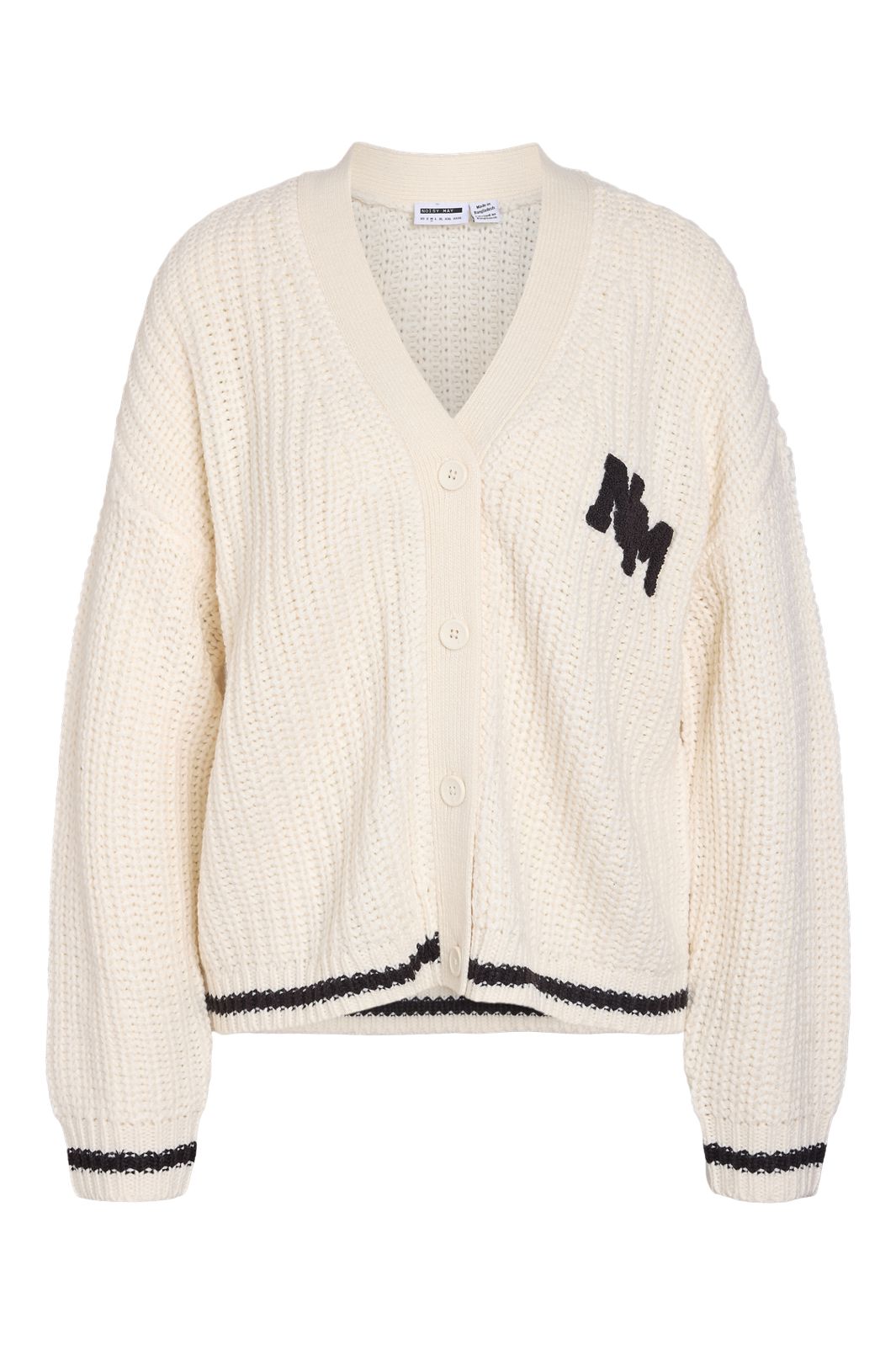 Noisy May - Nmcharlie L/S V-Neck Knit Cardigan - 5033755 Birch Logo