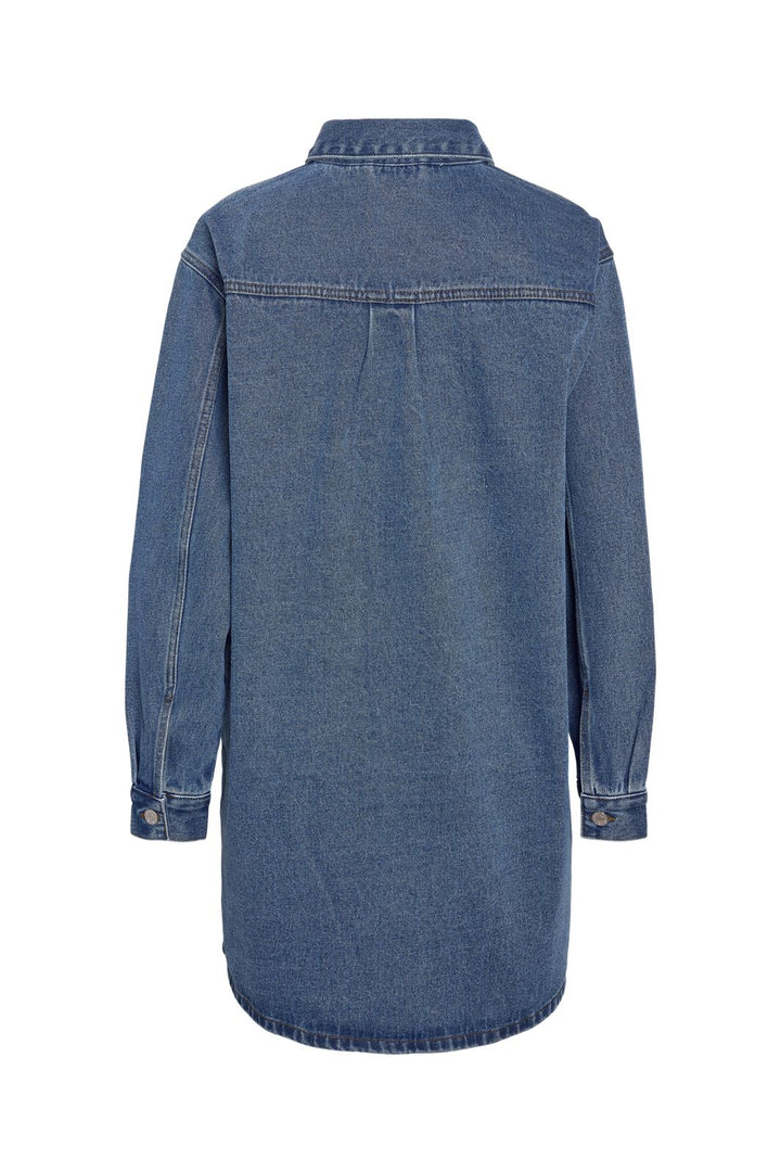 Noisy May - Nmdelilah L/S Regular Dress Vi564Mb - 4801391 Medium Blue Denim