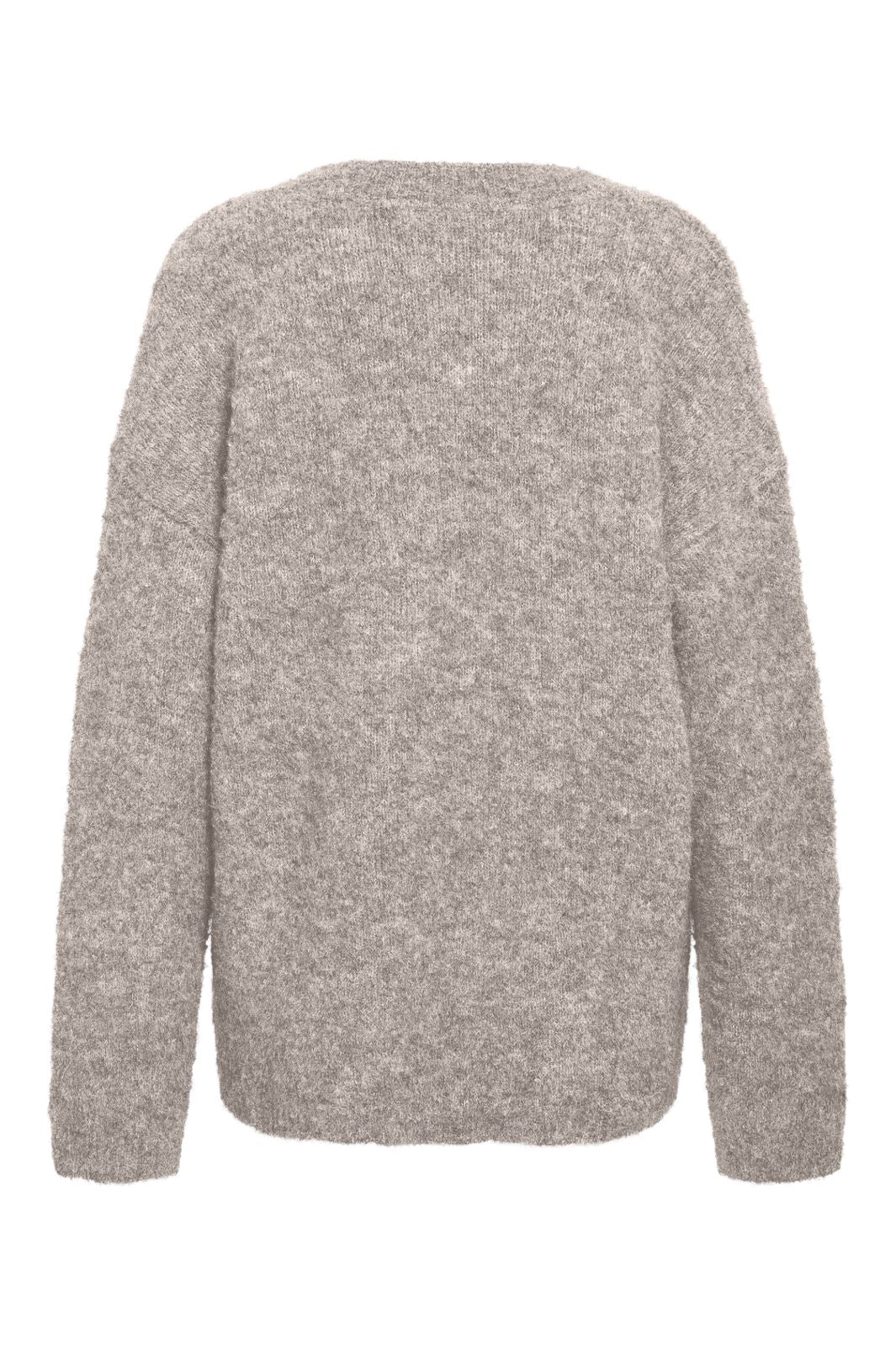 Noisy May - Nmdolly L/S Knit Cardigan Fwd - 4791858 Silver Mink