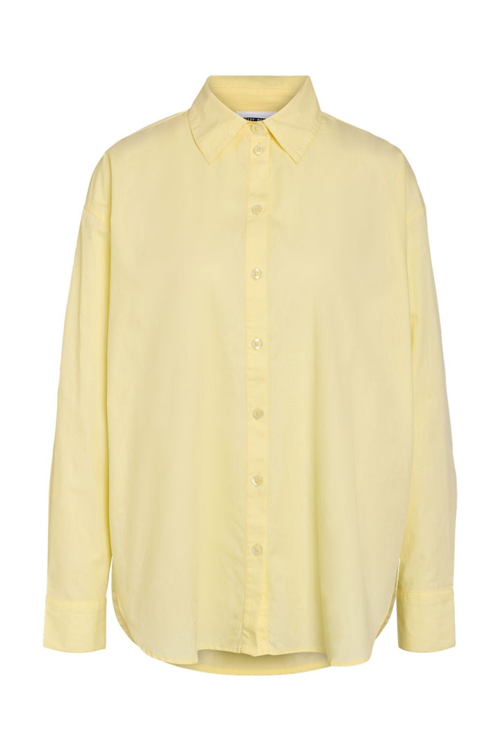 Noisy May - Nmemma L/S Shirt - 5023142 French Vanilla