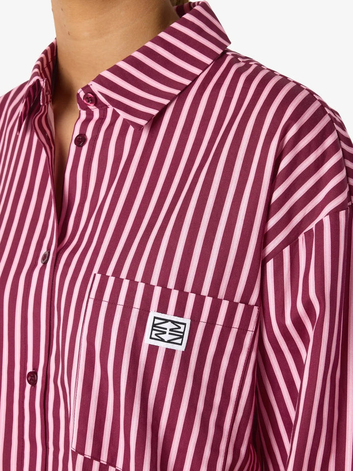 Noisy May - Nmfrida L/S Button Shirt Box - 5089193 Delicioso Begonia Pink Skjorter 