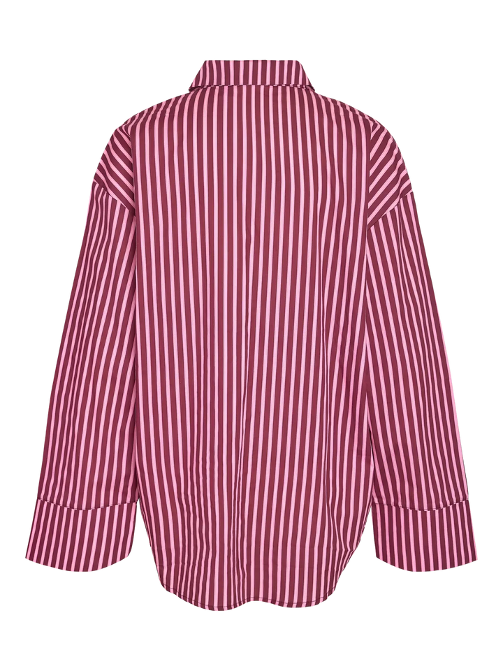 Noisy May - Nmfrida L/S Button Shirt Box - 5089193 Delicioso Begonia Pink Skjorter 