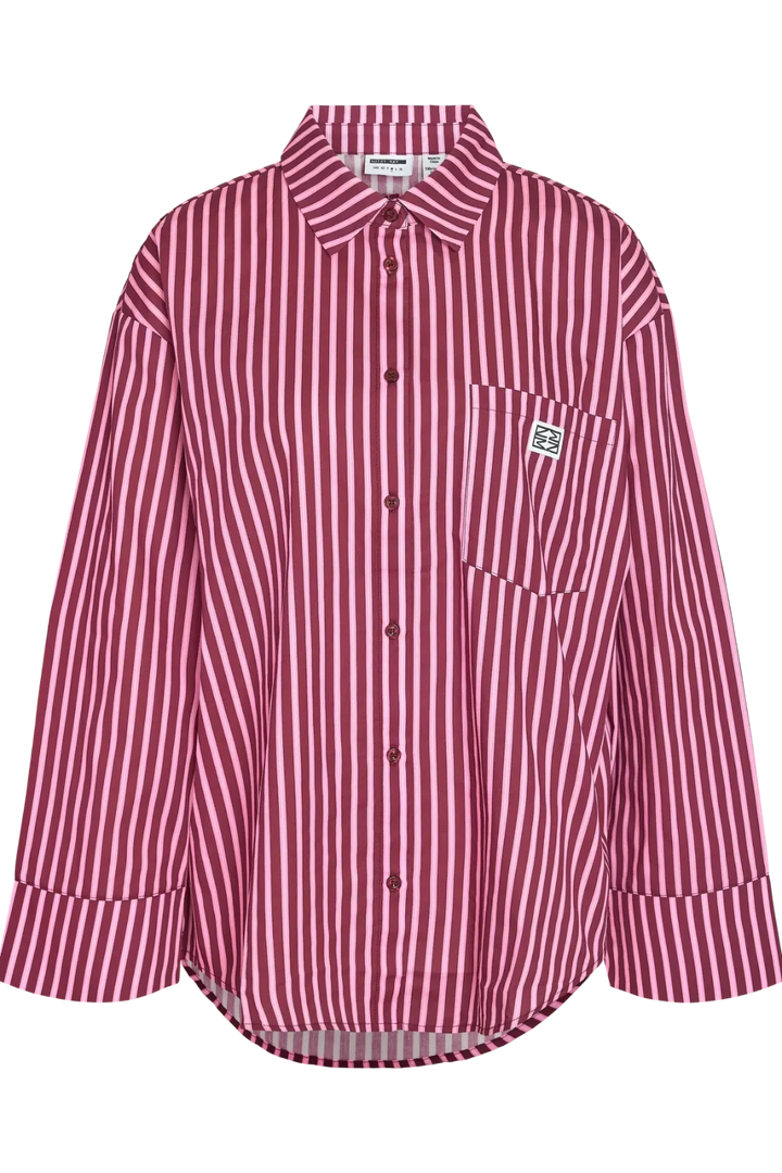 Noisy May - Nmfrida L/S Button Shirt Box - 5089193 Delicioso Begonia Pink Skjorter 
