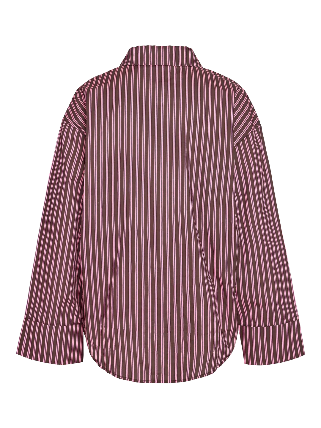Noisy May - Nmfrida L/S Button Shirt Box - 5089197 Windsor Wine Begonia Pink/White Skjorter 