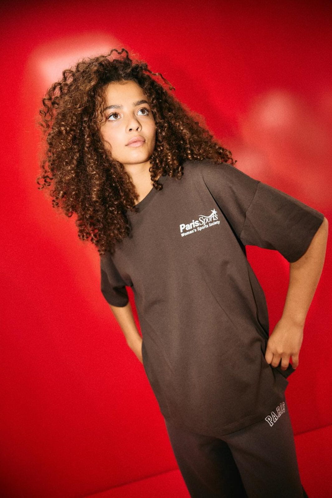 Noisy May - Nmida 2/4 Sporty T-Shirt - 5018990 Chocolate Brown Paris Sport