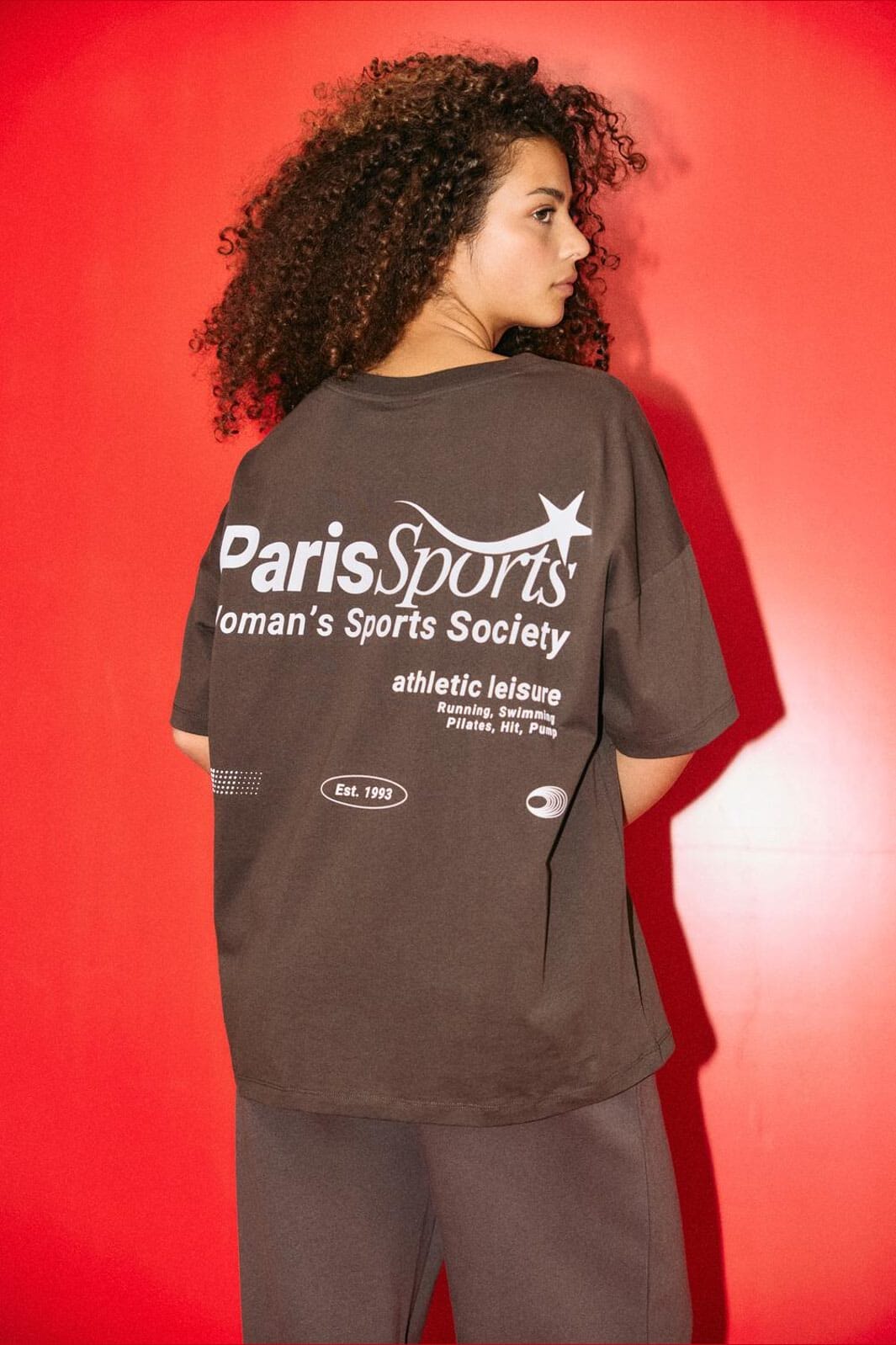 Noisy May - Nmida 2/4 Sporty T-Shirt - 5018990 Chocolate Brown Paris Sport