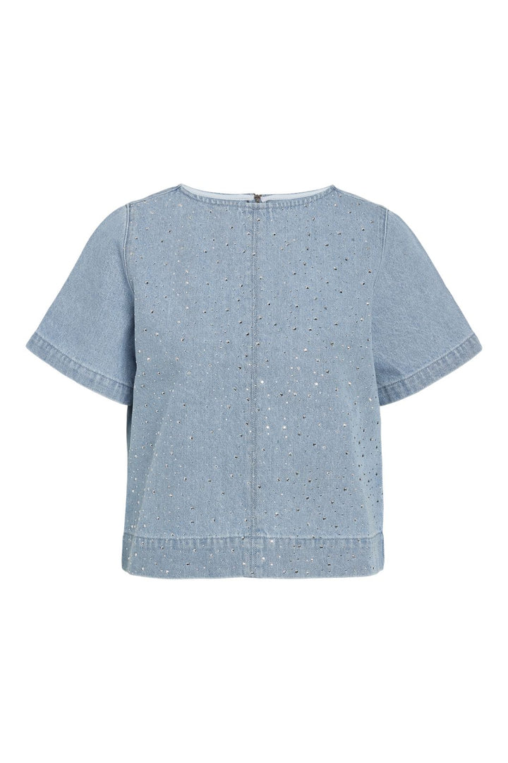 Noisy May - Nmjannel 2/4 Regular Shirt Fo088Lb - 4925003 Light Blue Denim