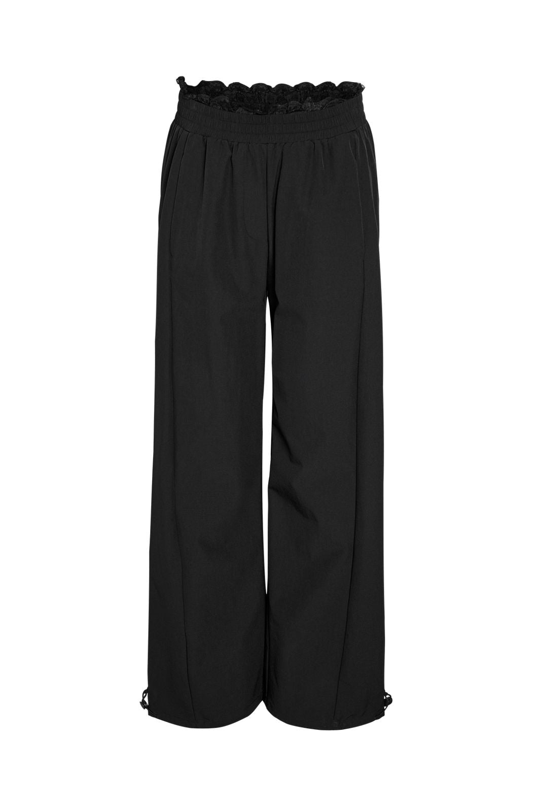 Noisy May - Nmkirby Lace Insert Pant Tlr - 5105236 Black Lace
