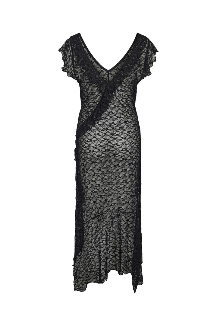 Noisy May - Nmlacey C/S Maxi Dress - 4845489 Black