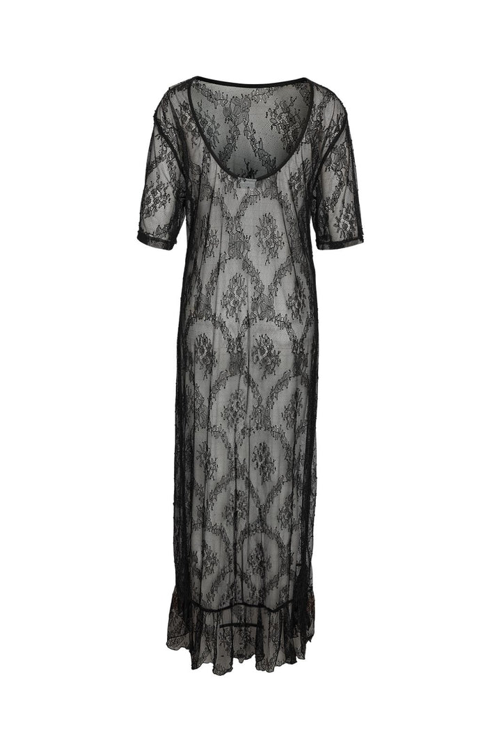 Noisy May - Nmlucia S/S Long Dress - 4980146 Black