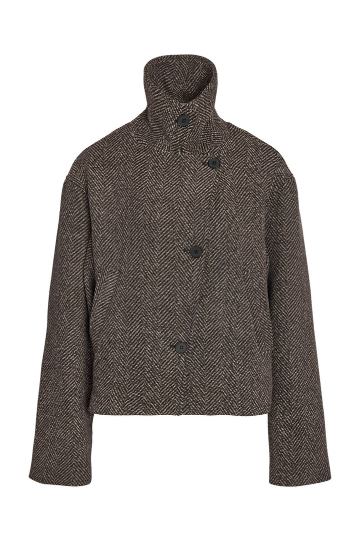 Noisy May - Nmmaddie L/S Jacket - 5075810 Chocolate Brown