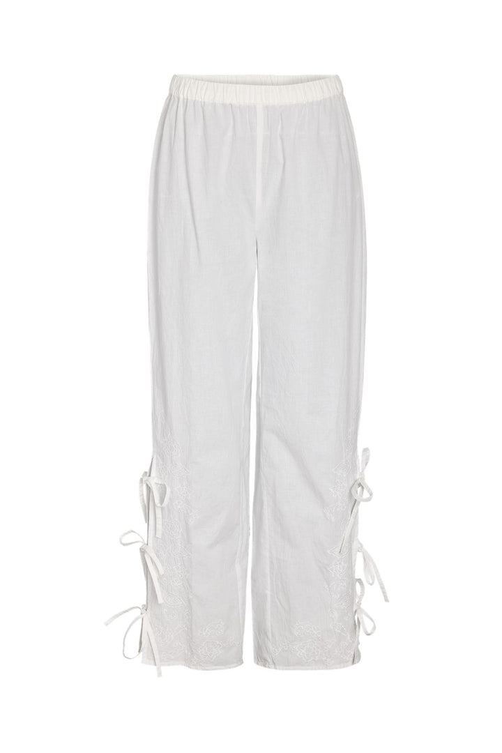 Noisy May - Nmmae Tie Pants - 5010920 Cloud Dancer