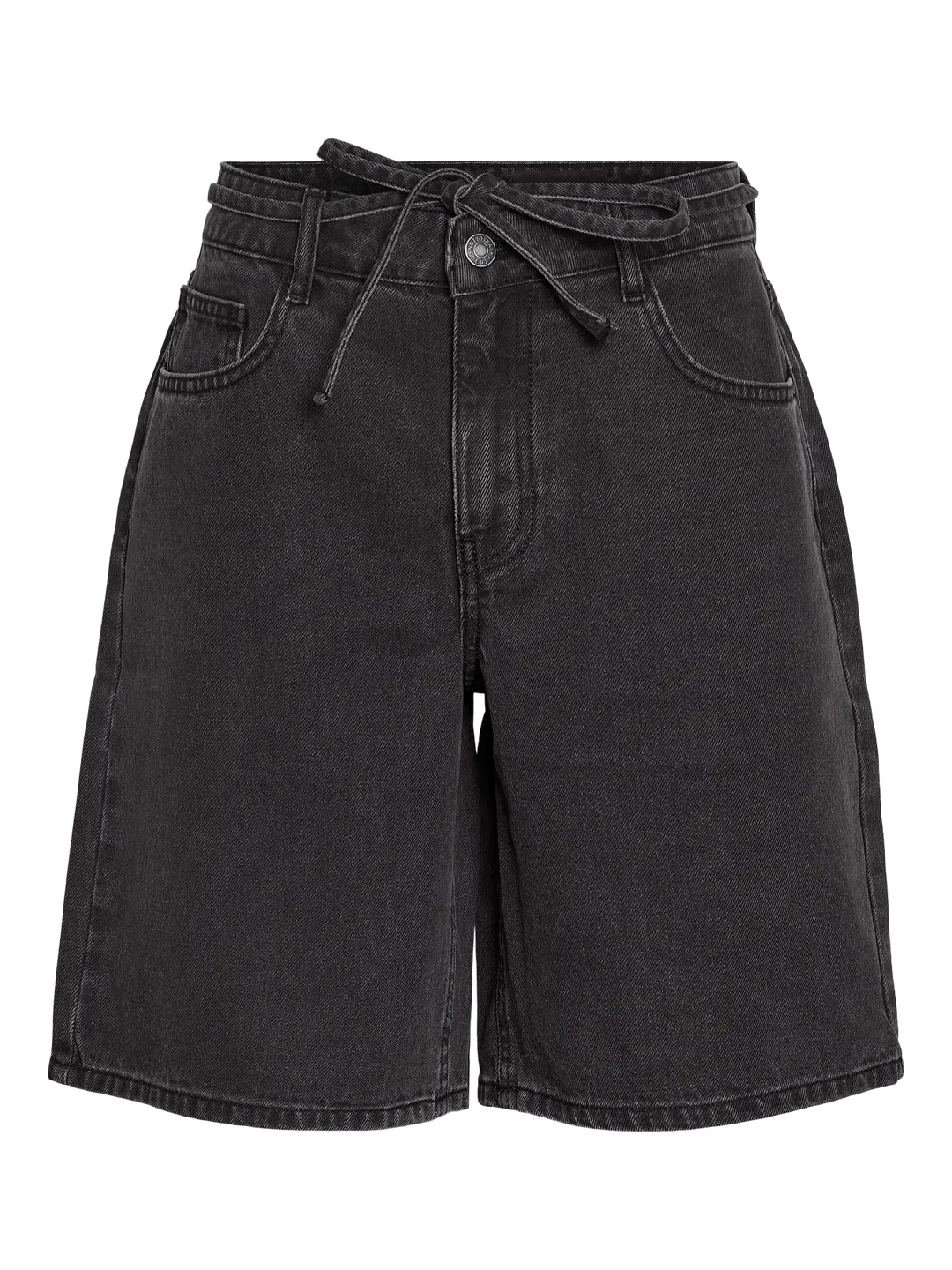 Noisy May - Nmmaisy Loose Shorts Az457Bl - 5070668 Black Denim Shorts 
