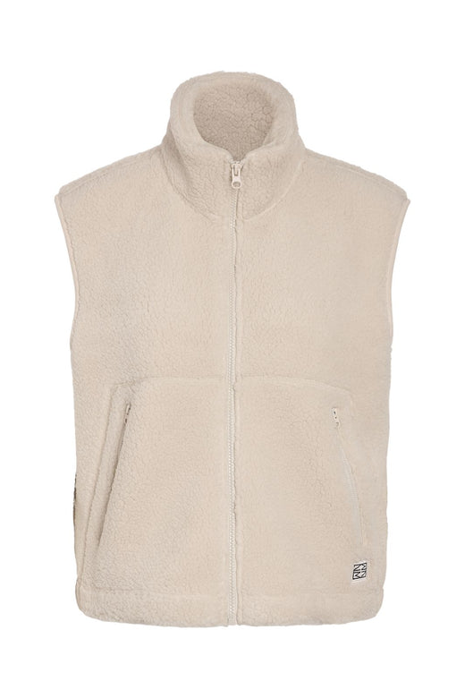 Noisy May - Nmmasey Short Teddy Vest - 4982039 Silver Lining