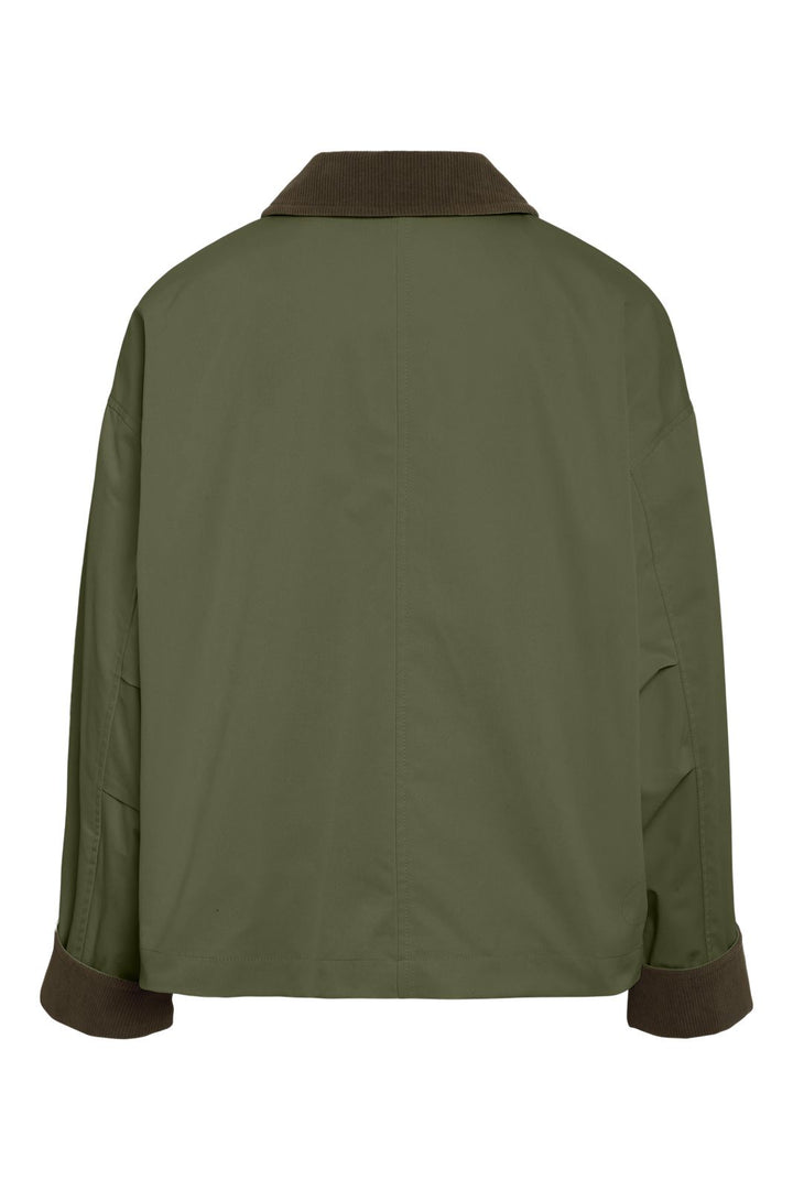 Noisy May - Nmnora Corduroy Collar Jacket - 4733511 Kalamata Morel