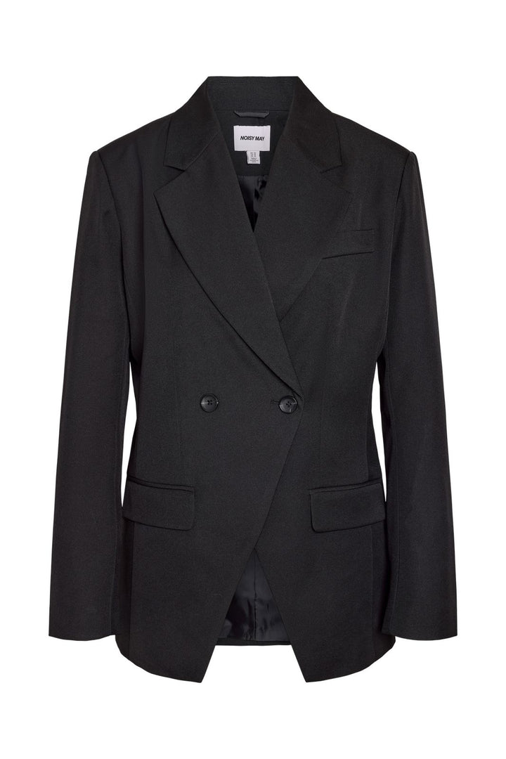 Noisy May - Nmolga L/S Fitted Blazer Tlr - 5105117 Black