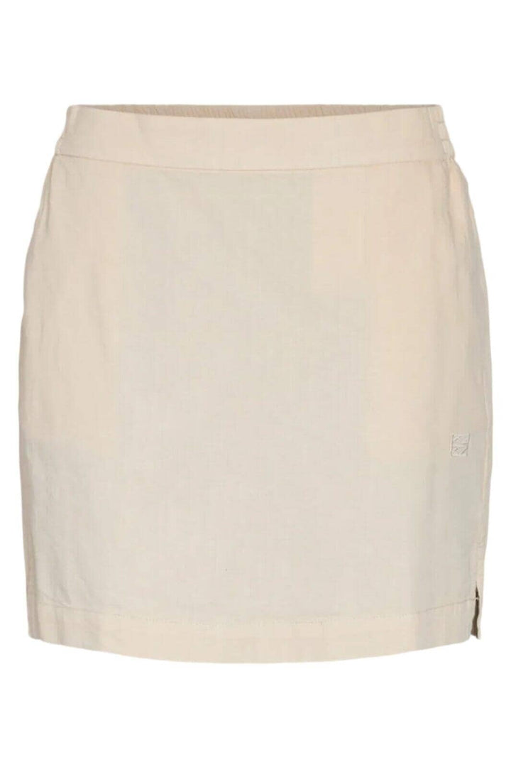 Noisy May - Nmoregon Denim Skirt Color - 5073554 Ecru Nederdele 