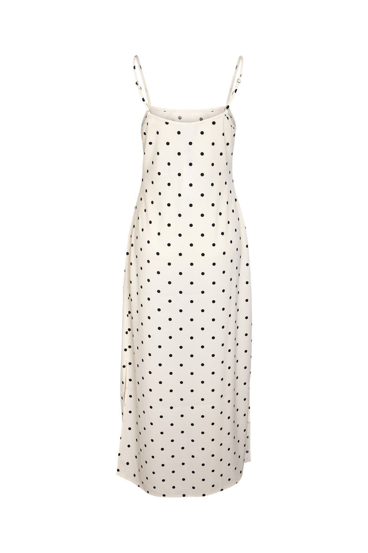 Noisy May - Nmsophie S/L Maxi Dress Fwd - 5002533 Cloud Dancer Black