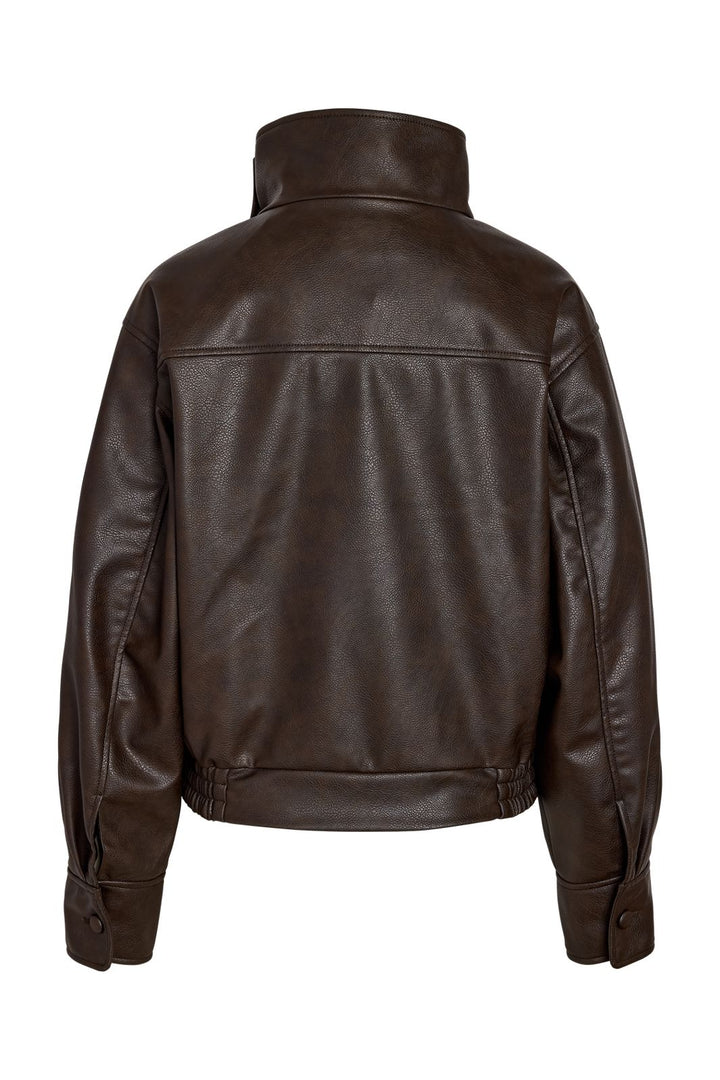 Noisy May - Nmviviana Pu Jacket - 5213034 Demitasse