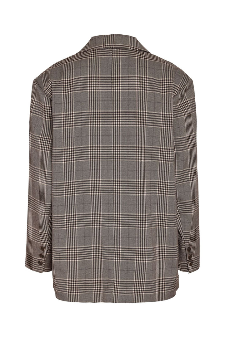 Noisy May - Nmwera L/S Slit Blazer Tlr - 5059731 Oatmeal Fig