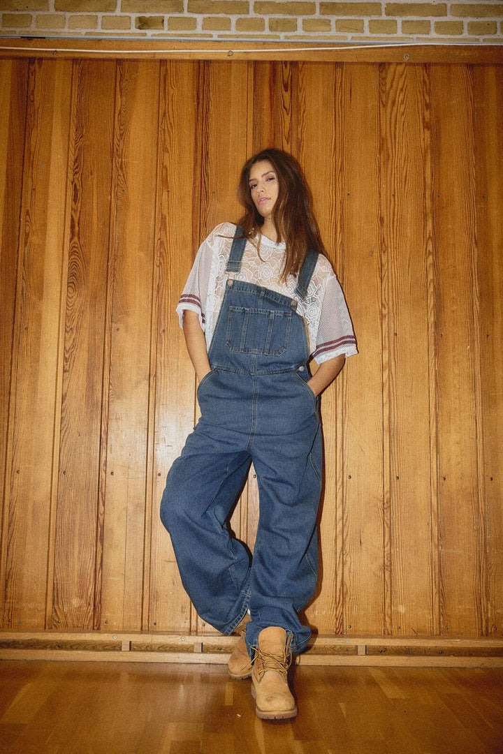 Noisy May - Nmwestern Luka Dungaree Vi612Mb - 5060366 Medium Blue Denim Vi612Mb