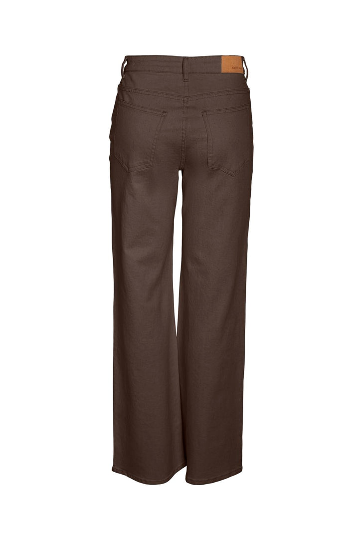 Noisy May - Nmyolanda Straight Jeans Colored - 4971047 Chocolate Brown