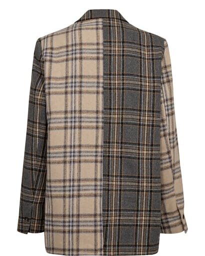Nümph - Nuavey Check Blazer 707160 - Medium Grey Mel Blazer 