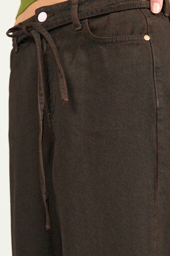 Nümph - Nubrooklyn Hr Wide Jeans 707358 - Black Coffee Jeans 