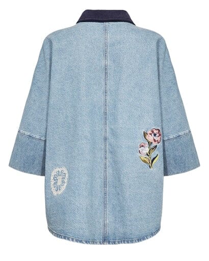Nümph - Nudenma Oversize Shirt 707234 - Medium Blue Denim Skjorter 