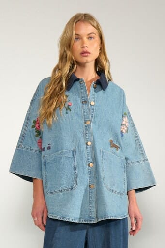 Nümph - Nudenma Oversize Shirt 707234 - Medium Blue Denim Skjorter 