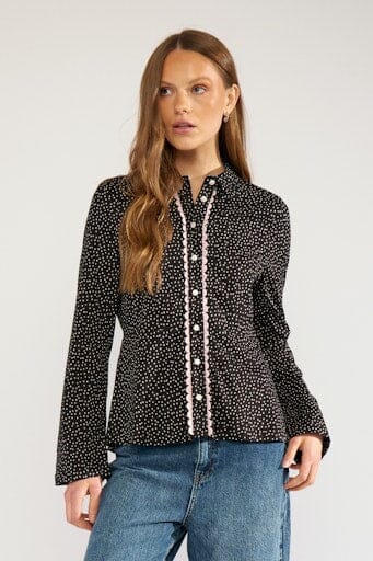 Nümph - Nudotsie Shirt 707301 - Caviar Skjorter 