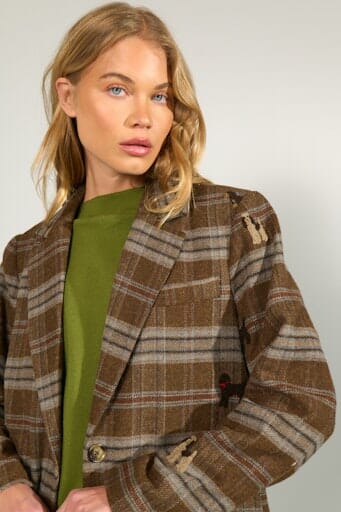 Nümph - Nuezma Oversize Blazer 707296 - Kelp Blazer 