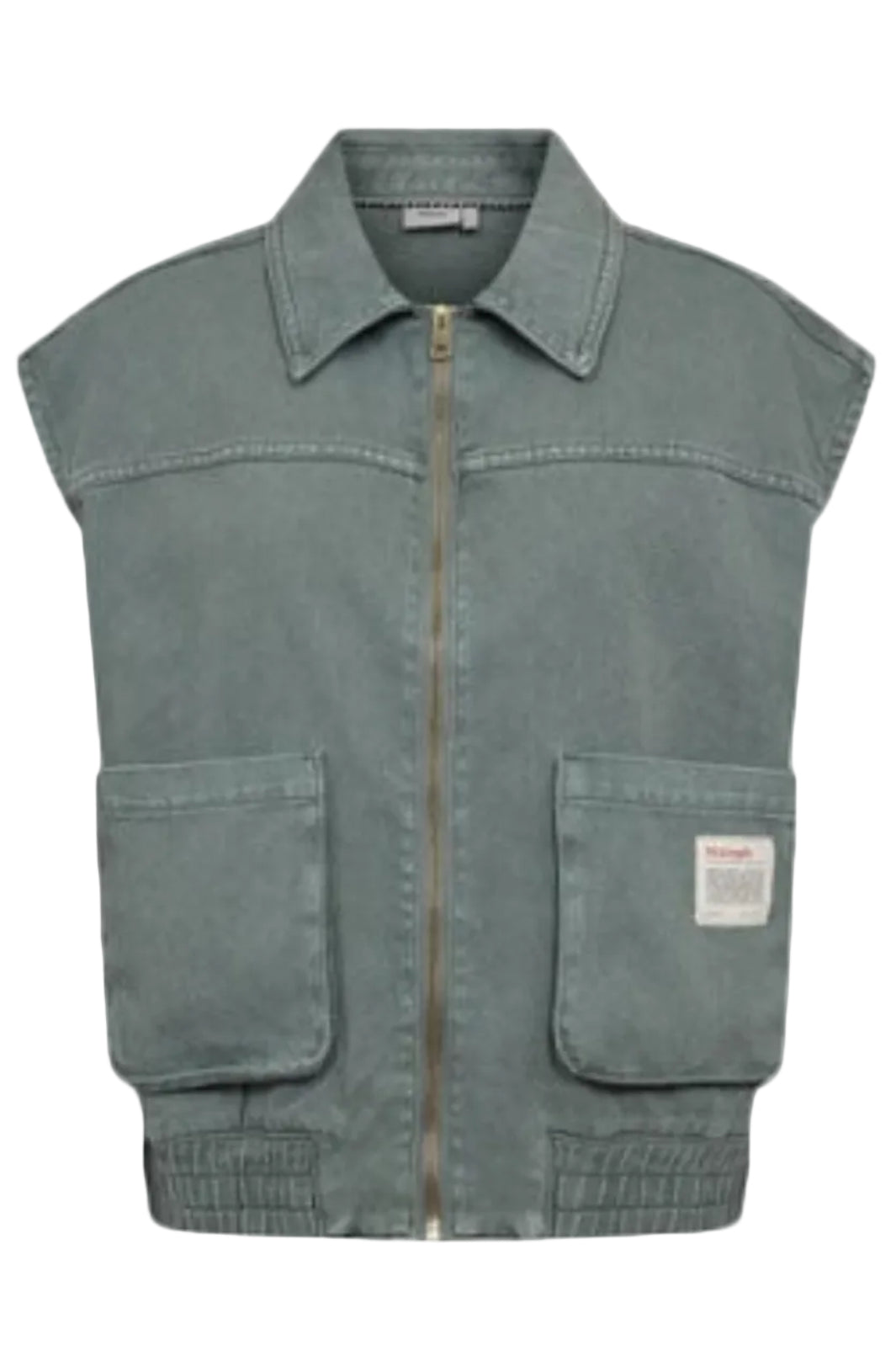 Nümph - Nuhamilton Vest 707072 - Washed Sea Green Denim
