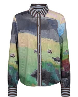 Nümph - Nuhighland Shirt 707162 - Calla Green