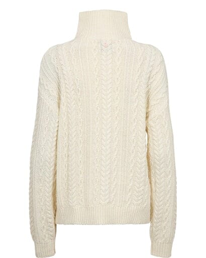 Nümph - Nuhildy Pullover 707252 - Pristine Strikbluser 