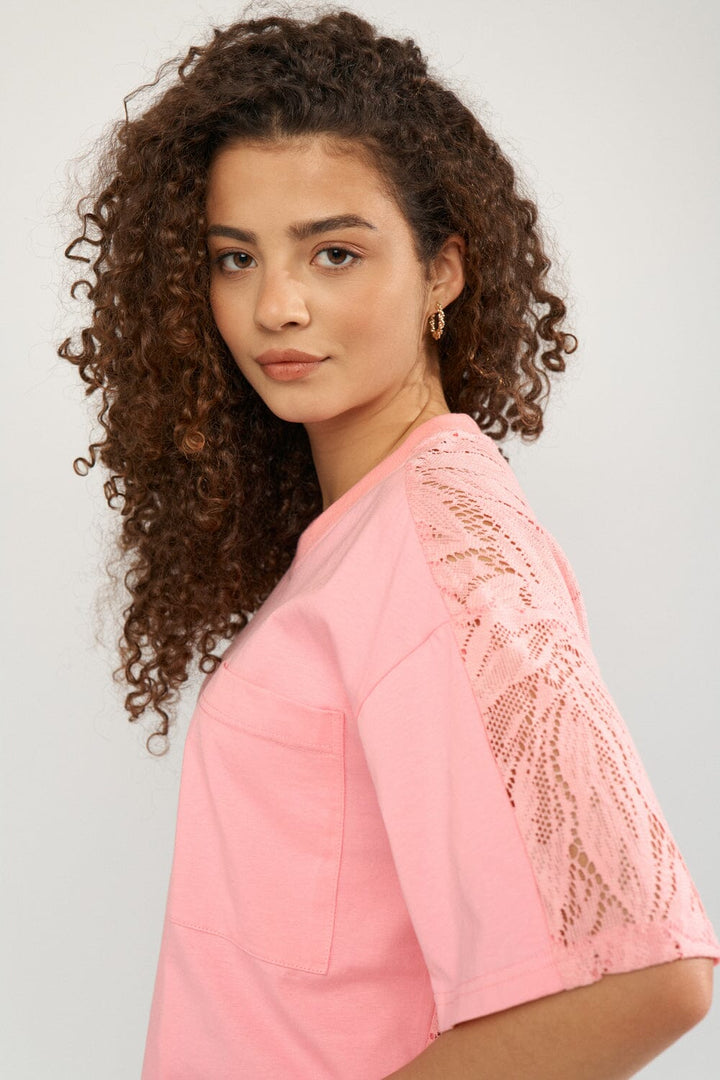 Nümph - Nulacena T-shirt 706791 - Prism Pink T-shirts 