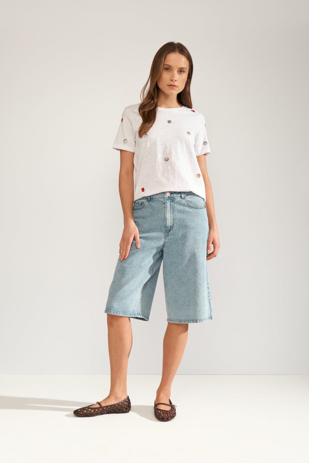 Nümph - Nushellpa T-shirt - Gots 706818 - Bright White T-shirts 