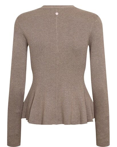 Nümph - Nusira Cardigan 707322 - Deep Taupe Melange Cardigan 