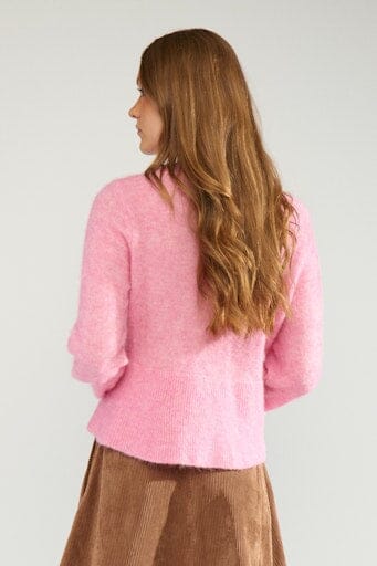 Nümph - Nusuri Peplum Pullover 707253 - Bonbon Strikbluser 